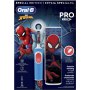Oral-B | Vitality PRO Kids Spiderman | Electric Toothbrush with Travel Case | Rechargeable | For children | Blue | Number of bru - 4